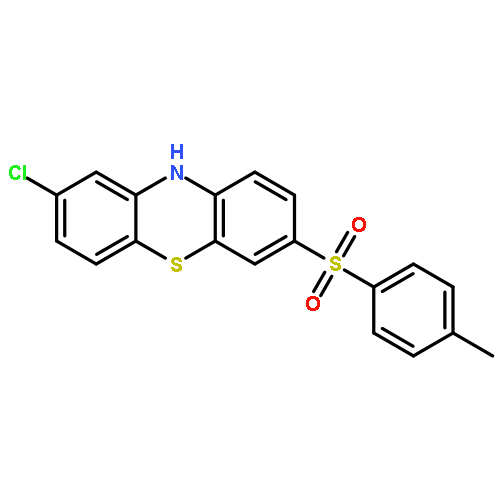 10H-Phenothiazine, 2-chloro-7-[(4-methylphenyl)sulfonyl]-