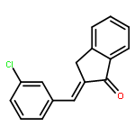 1H-Inden-1-one, 2-[(3-chlorophenyl)methylene]-2,3-dihydro-