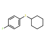 Benzene, 1-(cyclohexylthio)-4-fluoro-