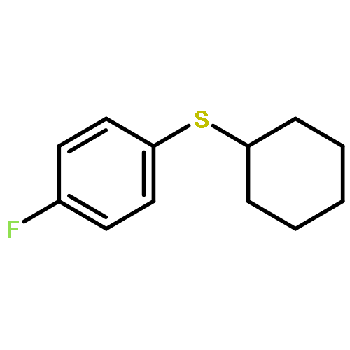 Benzene, 1-(cyclohexylthio)-4-fluoro-