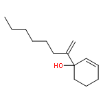 2-Cyclohexen-1-ol, 1-(1-methyleneheptyl)-