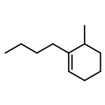 Cyclohexene, 1-butyl-6-methyl-