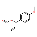 Benzenemethanol, a-ethenyl-4-methoxy-, 1-acetate