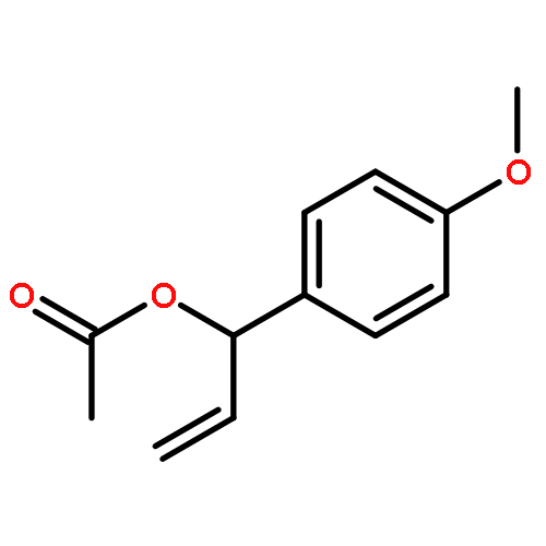 Benzenemethanol, a-ethenyl-4-methoxy-, 1-acetate