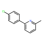 Pyridine, 2-(4-chlorophenyl)-6-methyl-