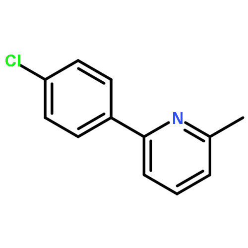 Pyridine, 2-(4-chlorophenyl)-6-methyl-