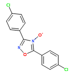 1,2,4-Oxadiazole, 3,5-bis(4-chlorophenyl)-, 4-oxide