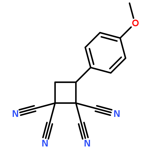 1,1,2,2-Cyclobutanetetracarbonitrile, 3-(4-methoxyphenyl)-