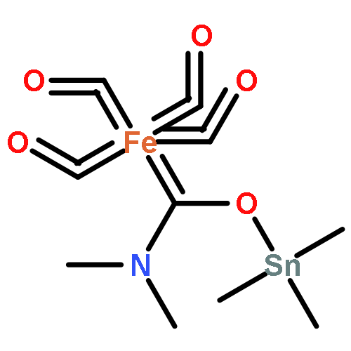 Iron, tetracarbonyl[(dimethylamino)[(trimethylstannyl)oxy]methylene]-