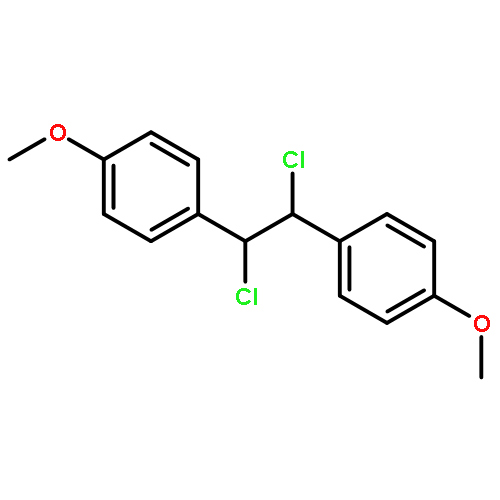 Benzene, 1,1'-(1,2-dichloro-1,2-ethanediyl)bis[4-methoxy-