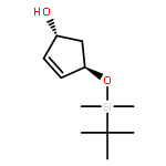 2-Cyclopenten-1-ol, 4-[[(1,1-dimethylethyl)dimethylsilyl]oxy]-, (1R,4R)-