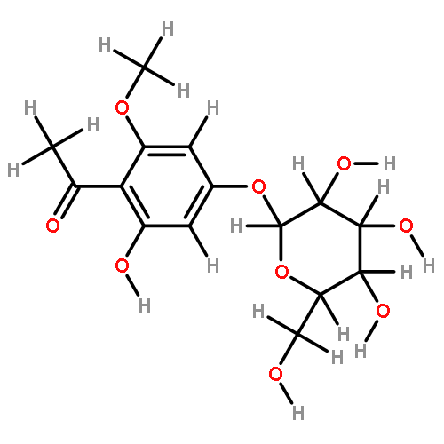 (4-Acetyl-3-hydroxy-5-methoxy-phenyl)-beta-D-glucopyranosid