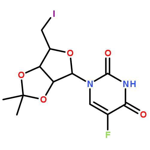 1-[(4R,6S,6aR)-6-(iodomethyl)-2,2-dimethyl-3a,4,6,6a-tetrahydrofuro[3,4-d][1,3]dioxol-4-yl]-5-fluoro-pyrimidine-2,4-dione