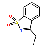 1,2-Benzisothiazole, 3-ethyl-, 1,1-dioxide