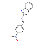 2-Benzothiazolamine, N-[(4-nitrophenyl)methylene]-