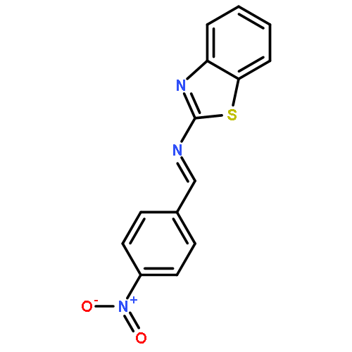 2-Benzothiazolamine, N-[(4-nitrophenyl)methylene]-