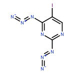 Pyrimidine, 2,4-diazido-5-iodo-