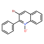 Quinoline, 3-bromo-2-phenyl-, 1-oxide