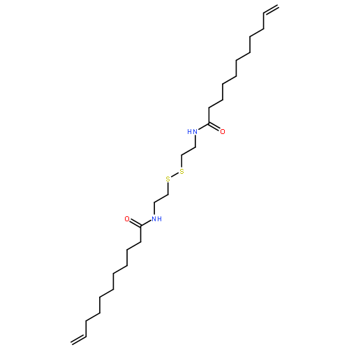 10-Undecenamide, N,N'-(dithiodi-2,1-ethanediyl)bis-