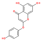 5,7-dihydroxy-2-(4-hydroxyphenoxy)chromen-4-one