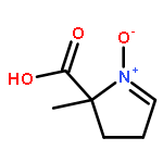 2H-Pyrrole-2-carboxylic acid, 3,4-dihydro-2-methyl-, 1-oxide