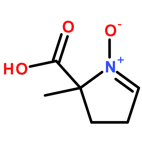 2H-Pyrrole-2-carboxylic acid, 3,4-dihydro-2-methyl-, 1-oxide