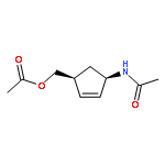 Acetamide,N-[(1R,4S)-4-[(acetyloxy)methyl]-2-cyclopenten-1-yl]-, rel-