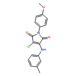 3-chloro-1-(4-methoxyphenyl)-4-(3-methylanilino)pyrrole-2,5-dione