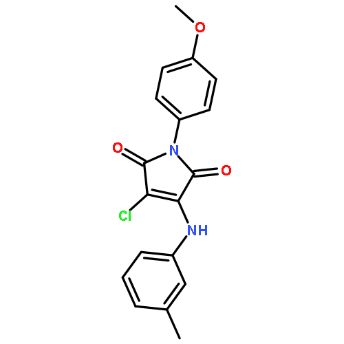 3-chloro-1-(4-methoxyphenyl)-4-(3-methylanilino)pyrrole-2,5-dione