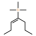 Silane, trimethyl(1-propyl-1-butenyl)-, (E)-