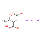 trisodium hydrogen -DL-threo-3-carboxylato-2,3-dideoxy-1-hydroxypropan-1,2,3-tricarboxylate