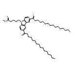 9H-CARBAZOLE-9-PENTANOIC ACID, 3,6-BIS(1-OXOHEXADECYL)-, METHYL ESTER