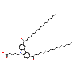 9H-CARBAZOLE-9-PENTANOIC ACID, 3,6-BIS(1-OXOHEXADECYL)-