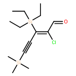 2-Penten-4-ynal, 2-chloro-3-(triethylsilyl)-5-(trimethylsilyl)-, (2E)-