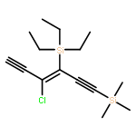 SILANE, [(3E)-4-CHLORO-3-(TRIETHYLSILYL)-3-HEXENE-1,5-DIYNYL]TRIMETHYL-