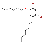 Benzene, 1,5-dibromo-2,4-bis(hexyloxy)-