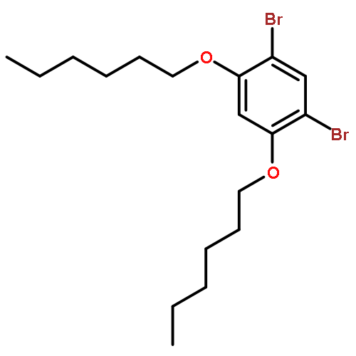 Benzene, 1,5-dibromo-2,4-bis(hexyloxy)-