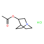 1-AZABICYCLO[2.2.2]OCTAN-3-YL ACETATE;HYDROCHLORIDE