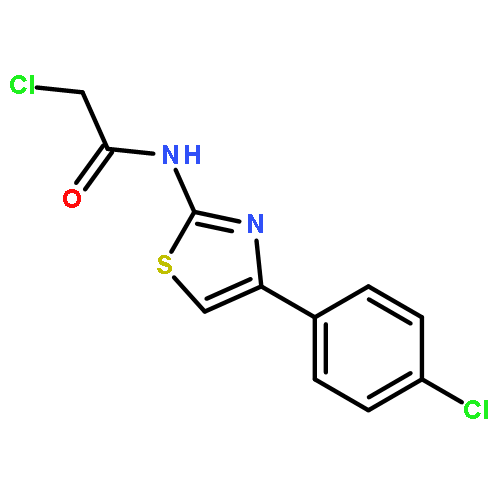 2-Chloro-N-[4-(4-chlorophenyl)-1,3-thiazol-2-yl]-acetamide