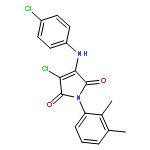 3-chloro-4-[(4-chlorophenyl)amino]-1-(2,3-dimethylphenyl)-1H-pyrrole-2,5-dione