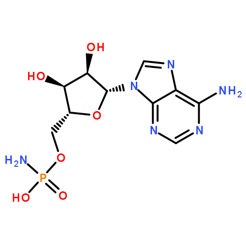 Adenosine, 5'-(hydrogenphosphoramidate) (8CI,9CI)