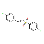 Benzene, 1-chloro-4-[[(1E)-2-(4-chlorophenyl)ethenyl]sulfonyl]-