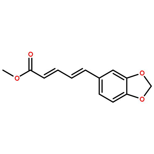 2,4-Pentadienoic acid, 5-(1,3-benzodioxol-5-yl)-, methyl ester, (2E,4E)-