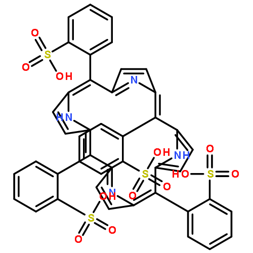 BENZENESULFONIC ACID, 21H,23H-PORPHINE-5,10,15,20-TETRAYLTETRAKIS-