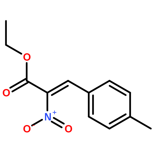 2-Propenoic acid, 3-(4-methylphenyl)-2-nitro-, ethyl ester