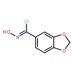 1,3-Benzodioxole-5-carboximidoyl chloride, N-hydroxy-