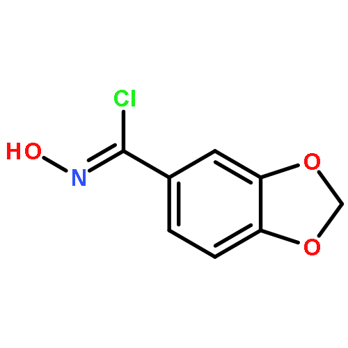 1,3-Benzodioxole-5-carboximidoyl chloride, N-hydroxy-