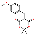 1,3-Dioxane-4,6-dione, 5-[(4-methoxyphenyl)methyl]-2,2-dimethyl-