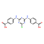 Benzoic acid, 4,4'-[(6-chloro-1,3,5-triazine-2,4-diyl)diimino]bis-