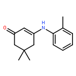 2-Cyclohexen-1-one, 5,5-dimethyl-3-[(2-methylphenyl)amino]-